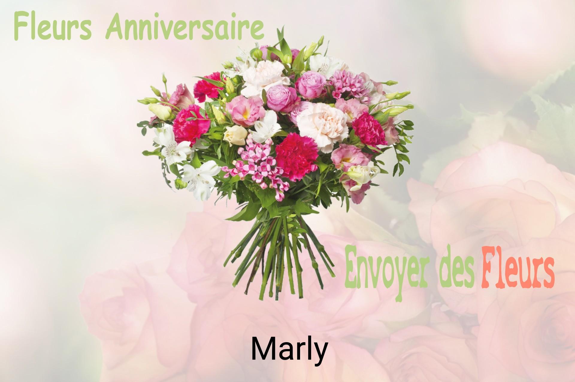 Bouquet de fleurs d’anniversaire livré à Marly